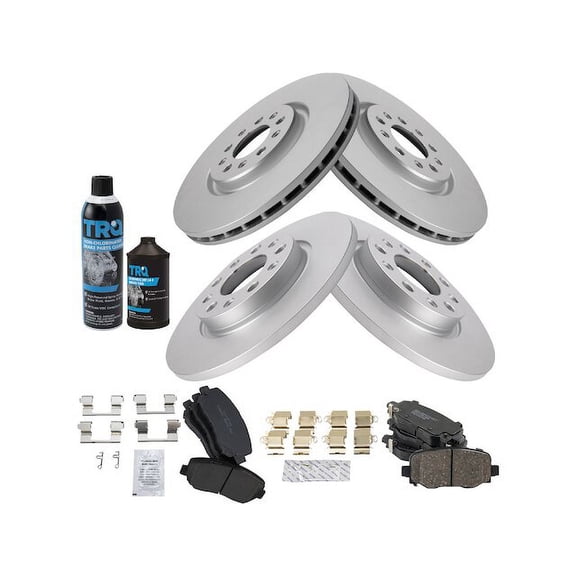 Brake Pad and Rotor Kit - Compatible with 2014 - 2021 Jeep Cherokee 2015 2016 2017 2018 2019 2020