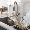 thumbnail image 3 of Kitchen Details Geode Paper Towel Holder, Satin Gold, 3 of 4