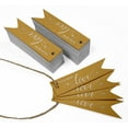 thumbnail image 3 of Inkdotpot Pack Of 50 Made With Love Text Favor Paper Tags Craft Real Silver Foil Hang Tags, 3 of 6