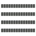 thumbnail image 1 of 3/32" 2.4mm Wire Rope Loop Sleeve 50 Pcs Copper Double Ferrule Duplex Crimping Loop Sleeve for Wire Rope Cable Fittings Rigging Fishing Wire,Black, 1 of 6