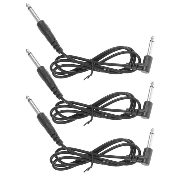 Howish Guitar Audio Cable 3pcs Guitar Cables 6.35mm Audio Universal Speaker Connection Cable(39.37"X1.18"X0.39")