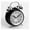 Black, variant on Suitable for People Who Sleep a Lot, Dual Bell Alarm Clock, Analog Alarm Clock, with Light, Suitable for Bedrooms