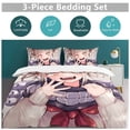 thumbnail image 5 of Himiko Toga Duvet Cover Set 3-Piece Bedding Set Soft Warm And Comfortable Soft Bed Set with 1 Duvet Cover And 2 Pillowcases for Bedroom All Season, 5 of 8