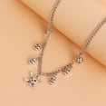 thumbnail image 2 of Collier Crâne Gothique pour Femmes - Collier Pendentif Crâne Rétro punk, Accessoire de Bijoux d'Halloween, Collier Gothique Rétro, 2 of 6