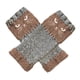 thumbnail image 1 of Guantes sin dedos de manga larga para muñecas, mitones de punto para invierno, calentadores de muñecas de punto Caqui, 1 of 9