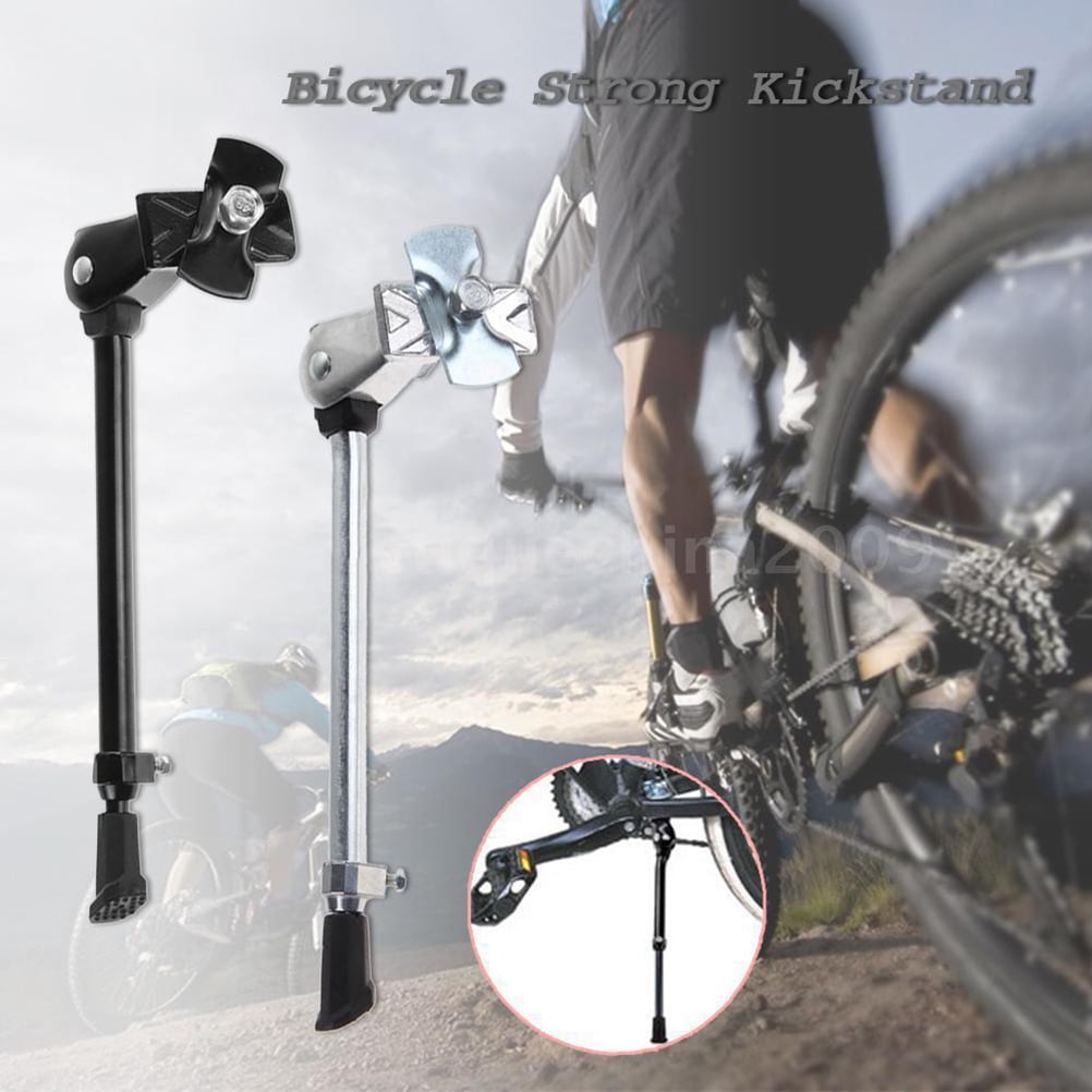 1Pc Adjustable Bicycle Kickstand Rack Mountain Bike Support Side Foot BraceHFI4 