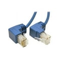 thumbnail image 2 of Tripp Lite 2ft RJ-45 M/M Cat6 Snagless Molded Slim Right Angle UTP Patch Cable, 2 of 5