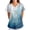Blue, variant on Scrub Top Uniforms for Women Floral Printed Nurse Uniform Stretchy Comfy Short Sleeve Scrubs Tops Nurses Healthcare T-Shirts Workers