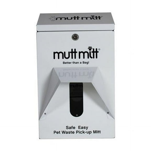 Mutt Mitt 2400 5 x 10 x 7 in. Dog Bag Dispenser - Built to Last, White