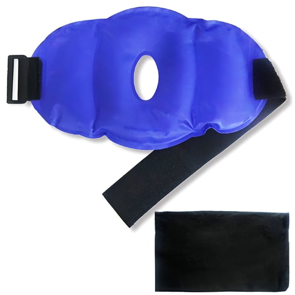 XIRQI Knee Cooling Pad for Muscle & Joint Pain Relief,Gel Ice Pack with Hot/Cold Therapy,Reusable for Sports Injury Recovery,Soft Velour Lining Ensures Comfort