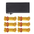 thumbnail image 2 of Multi-Function Camping Accessories, Night Reflective Aluminum Rope Adjuster Guyline, Premium Nylon For Enhanced Durability, Yellow, 6 Pack, 4M, 2 of 8