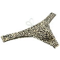 thumbnail image 2 of Botmois Swim Thong Men's Underwear Male Bikini Brief Drawstring Lined Swimwear Enhancing Pouch Beach Swimsuit Quick-dry Leopard Sunbathing SamllBrownLeopard L, 2 of 4