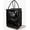 Black, variant on Reusable Rolling Shopping Bag with 5 Wheels, Foldable Grocery Cart Tote with Zipper, Lightweight Heavy-Duty Carry Bag Holds up to 66 lbs for Groceries, Laundry, Camping, Moving, Silver