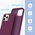 thumbnail image 2 of For Apple iPhone 13 Pro Max 6.7 inch Matte Color Shockproof Protective Hybrid Case Cover Purple, 2 of 6