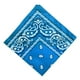 thumbnail image 2 of Paisley Bandana Head bufanda cuello de la cabeza Wrap novedad Azul Hugo Bandana de algodón con estampado de cachemira, 2 of 6