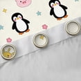 thumbnail image 5 of Homewish Kawaii Pig Penguin Black Out Curtains, Cute Dinosaur Elephant Bear Curtains Pack of 2 (42x63 Each), Cartoon Animal Theme Bedroom Curtains, Black Out Curtains Decor, 5 of 7