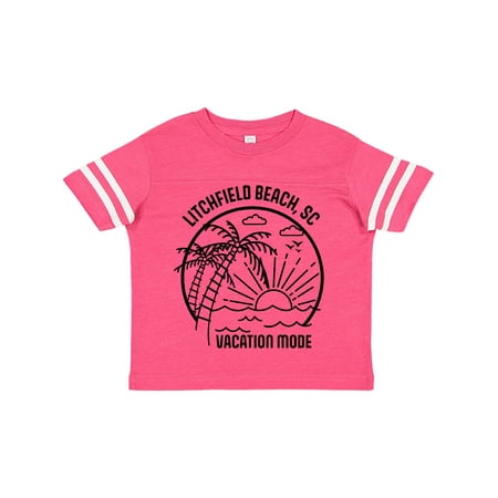 

Inktastic Summer Vacation Mode Litchfield Beach South Carolina Gift Toddler Boy or Toddler Girl T-Shirt