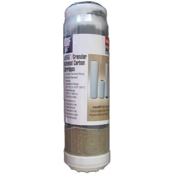 Compatible to Intelifil (IF-SM-KDF010) 9.75"x2.75" 15,000 Gal 1 lb KDF-55/GAC Carbon - Chlorine & Heavy Metal Reduction - Filter