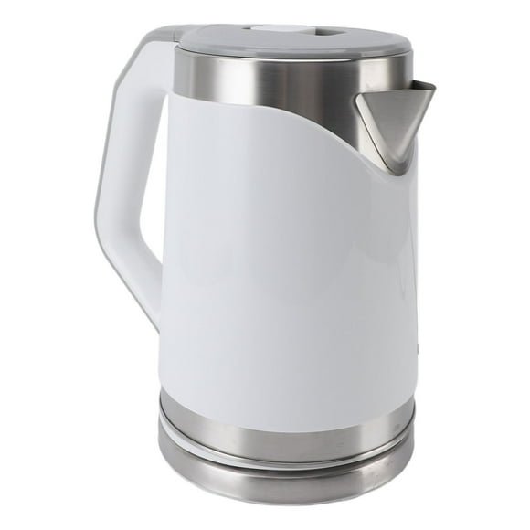 Electric Kettle Stainless Steel, Double Layer Hot Water Boiler, Electric Water Heater Kettle with Fast Heating, Auto Shut Off for Home Kitchen