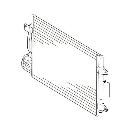 Genuine OE Volkswagen A/C Condenser - 1K0-820-411-AH