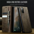 thumbnail image 6 of CaseMe Calf Leather Lining Microfibre Wallet Case for Samsung Galaxy S20 FE 5G 6.5-inch with RFID Blocking,Magnetic Closure,Card Slots,Cash Slot,Kickstand,Shockproof Flip Folio Protective Phone Case, 6 of 10