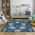 thumbnail image 3 of WOBOGO Flower Large Butterfly Baby Playmats Extra Large Waterproof Rollable Activity Pads for Toddlers 50×50inch, 3 of 7