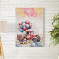 thumbnail image 2 of Vintage Patriotic French Bulldog 4th of July Independence Memorial Day Vertical Matte Canvas Poster Dog Lover Gifts Wall Art Home Decor - 01006, 2 of 5