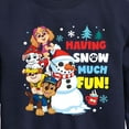 thumbnail image 3 of Paw Patrol - Having Snow Much Fun Graphic Long Sleeve Fleece Sweatshirt, 3 of 6