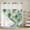 Green, variant on Tropical Plants No Hook Shower Curtain with Snap in Liner, Waterproof Fabric Shower Curtains, Summer Coastal Beach Coconut Tree Green Shower Curtain Set Top See Through for Bathroom 72"x78"