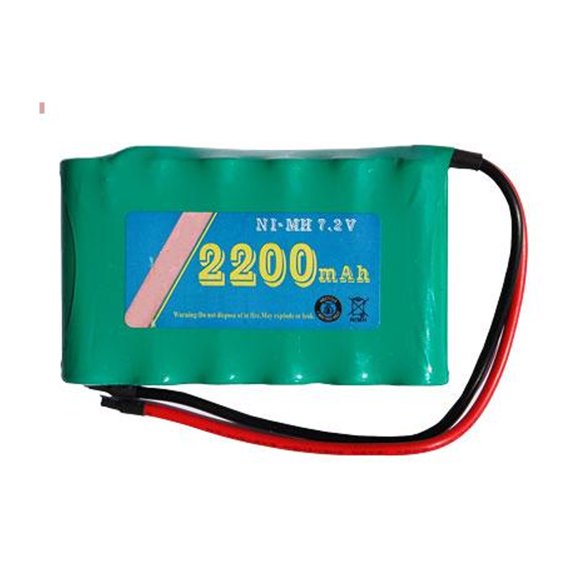 7.2 Volt NiMH Battery Pack (2200 mAh) with Leads