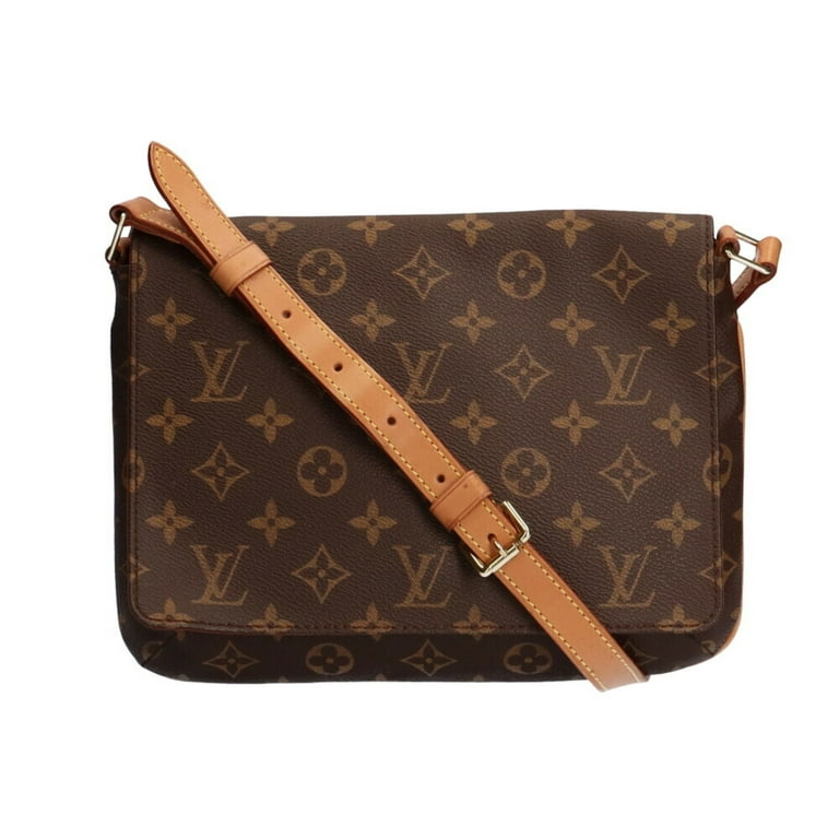 used Pre-owned Louis Vuitton Louis Vuitton Musette Tango Monogram Shoulder Bag Brown Ladies (Good), Women's, Size: (HxWxD): 17cm x 24cm x 5.5cm / 6.69