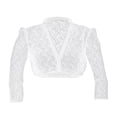 thumbnail image 4 of AOMPMSDX Womens Lingerie Underwear Nightwear Women 1Pc Underwire Lace Vest Elegant Blouse Black Blouse Lace Blouse For Oktoberfest Lingerie White Women'S Panties Underwear XXL, 4 of 4