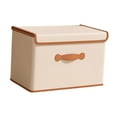 thumbnail image 3 of Contenedor de almacenamiento de ropa, caja de almacenamiento plegable de gran capacidad con asa, organizador de armario, contenedor para sala de L, 3 of 8