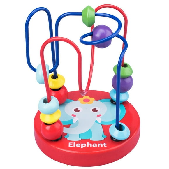 Wooden Bead Maze Roller Educational Developmental For Preschool Activity For Toys