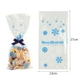 thumbnail image 6 of Happy date 50Pcs Christmas Cellophane Candy bags, Xmas Cello Treat Goody Bags with Ties for Christmas Holiday Party Favors, 6 of 8