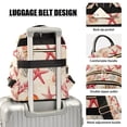 thumbnail image 3 of FORMRS Mini Backpack Purse for Women Quilted Travel Daypack Casual Shoulder Bag, Beige Starfish, 3 of 7