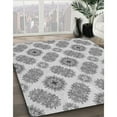 thumbnail image 3 of Ahgly Company Machine Washable Indoor Square Transitional Gray Area Rugs, 5' Square, 3 of 7