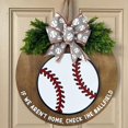 thumbnail image 4 of Baseball Welcome Door Sign Decor,for Front Door Baseball Sign Spring Home Welcome Sign Decor Gift For Sports Ball Lover, 4 of 5