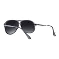 thumbnail image 2 of Classic Mens Plastic Tear Drop Shape Racer Sunglasses Slate Silver Smoke, 2 of 4