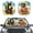 Beach Animals Print, variant on XYZCANDO Red Spider Web Pattern Sun Blocking Shades For Windows Interior Sun Protection Keeps Interior Cool Foldable Car Windshield Sun Shade for Trucks SUV SUVs