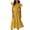 Yellow womens tops summer, variant on USSUMA Solid Color Maxi Beach Dresses for Women Casual Summer Round Neck Short Sleeve Womens Sun Dresses Vacation Ruffle Tiered Flowy Pleated Long Sundresses Wedding Guest for Women