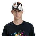 thumbnail image 4 of Honeii Halloween Ghosts And Pumpkins Print Hat, Women's Baseball Hat Unisex Fit, Baseball Cap,Adjustable One Size, 4 of 6