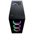 thumbnail image 4 of CyberPowerPC GXiVR8040A12 Gaming PC, Intel Core i7-12700F, 16GB DDR4, 1TB SSD, Black, 4 of 5