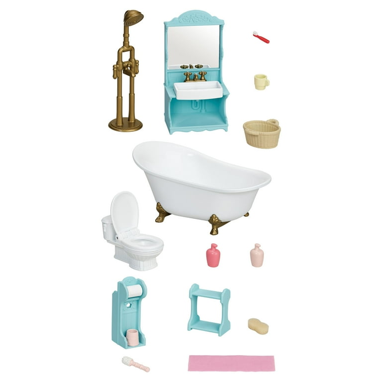 Calico Critters Country Bathroom Set