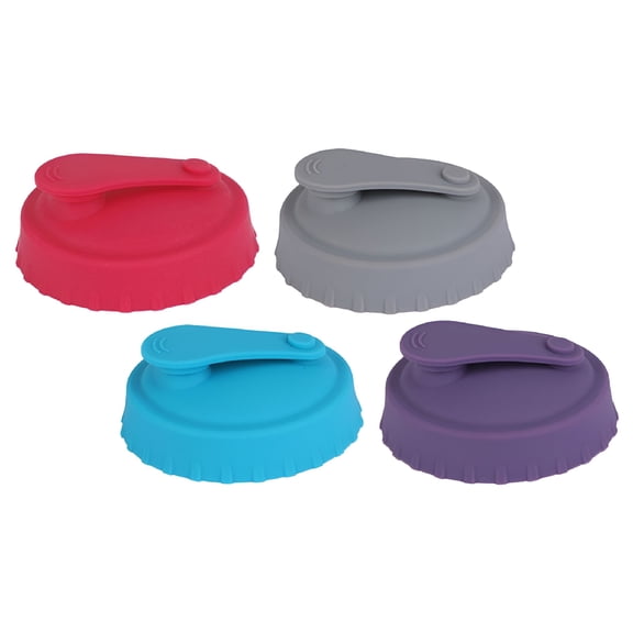 ACDANC 4pcs Silicone Soda Can Lids Reusable Silicone Can Covers Can Stopper Protectors