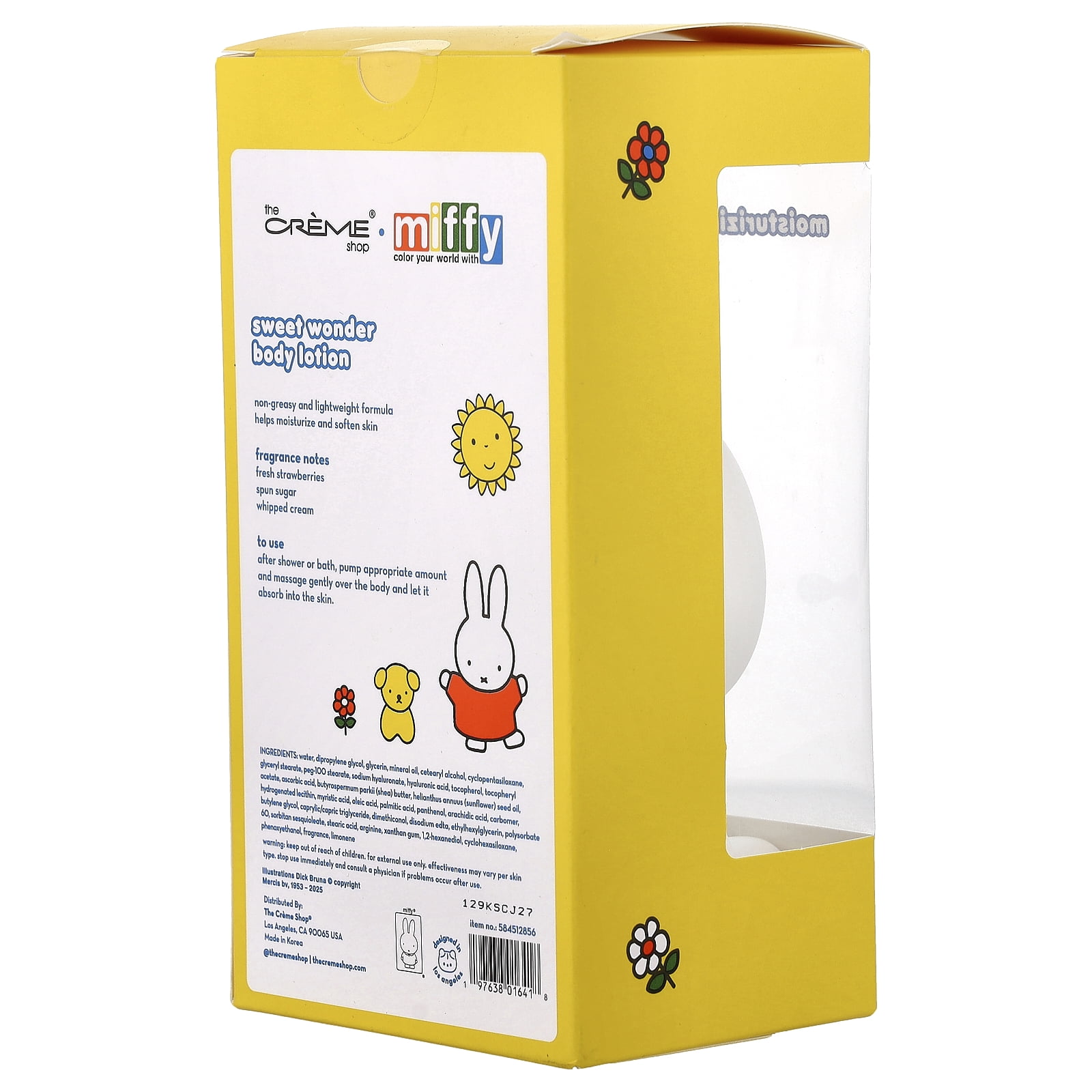 The Creme Shop Miffy, Moisturizing Body Lotion, Sweet Wonder, 11.4 fl oz (340 ml)