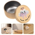 thumbnail image 2 of Shisuyan Baby Tooth Box Tooth Holder Box Tooth Keepsake Organizer Tooth Storage Box For Kids Boys And Girls Lost Tooth Keepsake Box Golden, 2 of 9