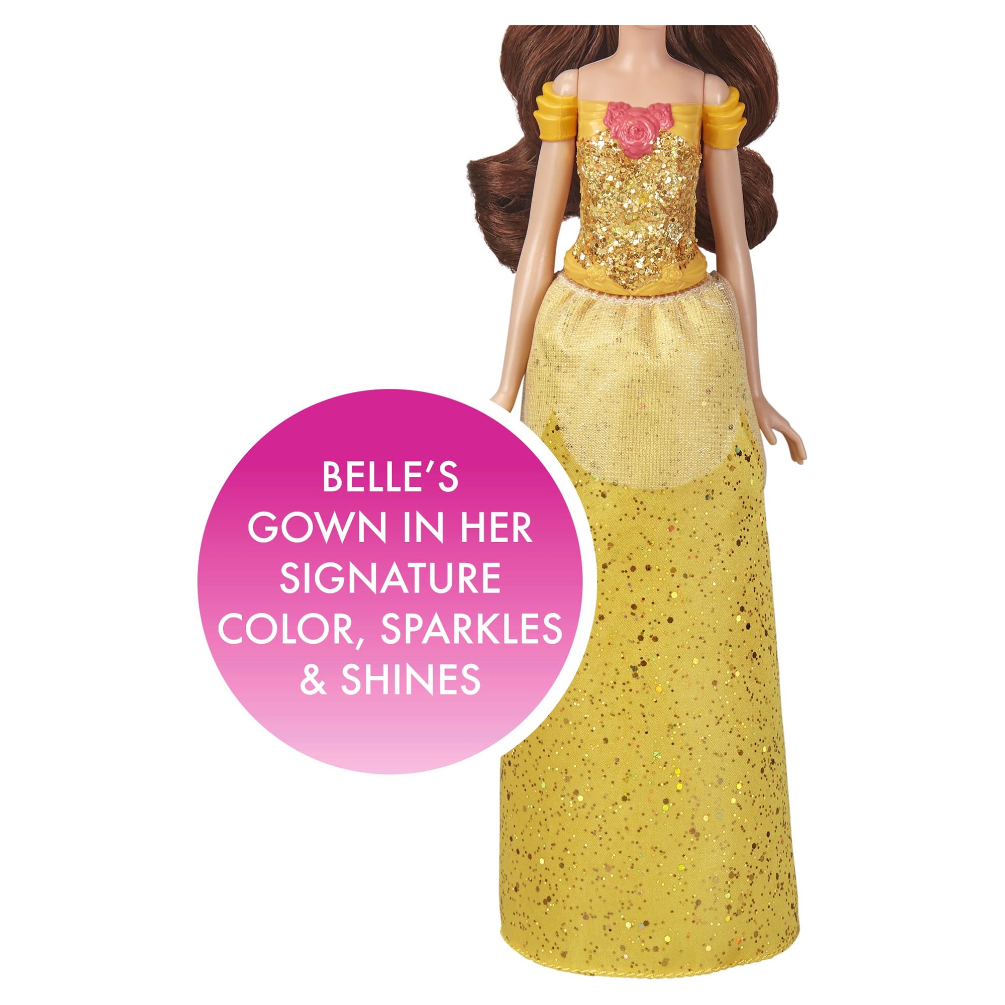 Disney Princess Royal Shimmer Belle with Sparkly Skirt, Includes Tiara and Shoes - image 6 of 16