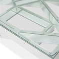 thumbnail image 7 of Michael Amini Montreal Rectangular Mirrored Geometric Cocktail Table, 7 of 7
