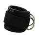 thumbnail image 2 of Correa de tobillo para máquina de cable, brazalete de tobillo para mujeres y hombres, ajustable, con anillo doble D para pierna negro, 2 of 9